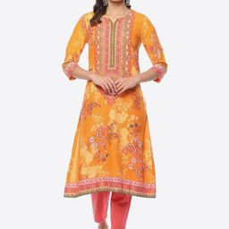 Biba Women Ethnic Motifs Printed Kurta-image-99