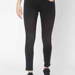 Spykar Women Black Relaxed Fit Mid-Rise Regular Jeans-picture-17