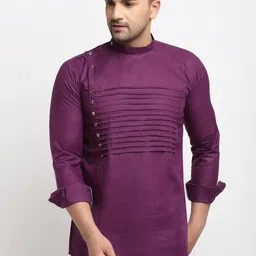Kaifoo Angrakha Short Kurta-image-65