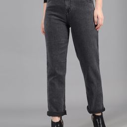 Kotty Women Charcoal Grey Slim Fit High-Rise Jeans-image-81