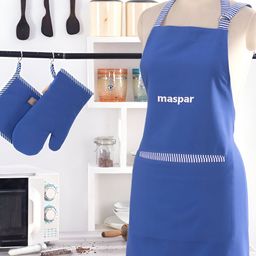 MASPAR Blue Printed Cotton Aprons-image-98