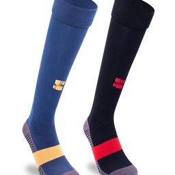 Supersox Kids Pack Of 2 Patterned Cotton Above Knee Length Sports Socks-19