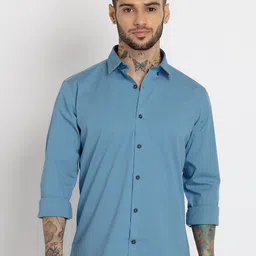 Status Quo Men Slim Fit Cotton Casual Shirt-image-92