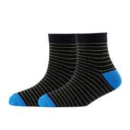 Cotstyle Men Pack Of 2 Striped Cotton Above Ankle Length Socks-image-50