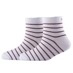 Cotstyle Men Pack Of 2 Striped Cotton Ankle Length Socks-image-85