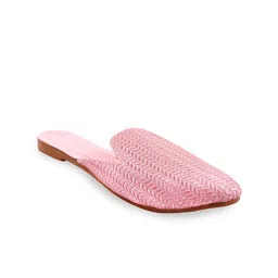 Apratim Embellished Round Toe Mules-18