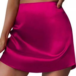 StyleCast Satin Mini Skirt-image-84