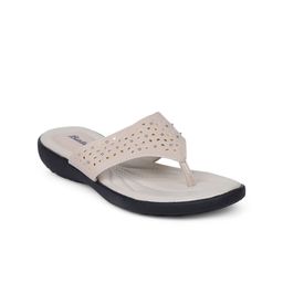 Bata Women Open Toe Flats with Laser Cuts-32