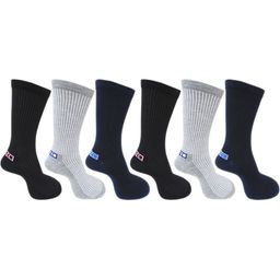 RC. ROYAL CLASS Men Pack Of 6 Patterned Calf Length Socks-47