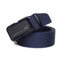 HENEDA Men Textured Auto-Lock Buckle Belt-image-13