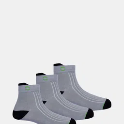 FREECULTR Unisex Pack Of 3 Patterned Ankle Length Odour Resistant Socks-18