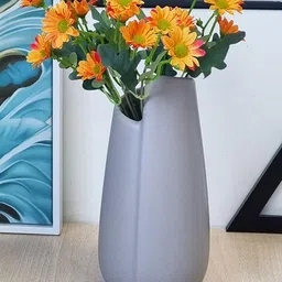 Art Street Grey Ceramic Flower Vase-image-7