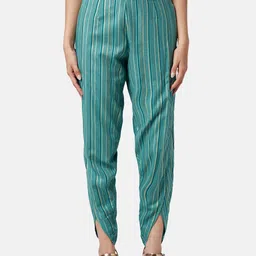 AKKRITI BY PANTALOONS Women Mid-Rise Striped Trousers-picture-28