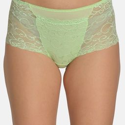 mod & shy Women Green Self Design Hipster Brief-picture-33