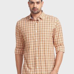 ColorPlus Men Tailored Fit Tartan Checks Casual Shirt-picture-42
