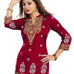 keshubaba Floral Printed Pure Cotton Kurti-picture-50