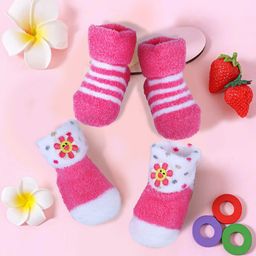 Baby Moo Girls Set Of 2 Socks-6