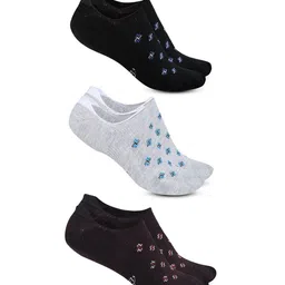 Dollar Socks Men Pack Of 3 Patterned Cotton Shoe Liner-18