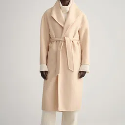 GANT Women Cream Solid Overcoat-image-27