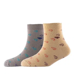 Cotstyle Men Pack Of 2 Patterned Cotton Ankle Length Socks-image-73