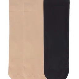 N2S NEXT2SKIN Women Pack Of 3 Assorted Ankle-Length Socks-13