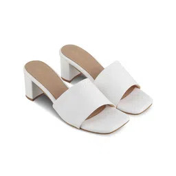 Tresmode Open Toe Block Heels-2