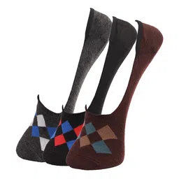 Dollar Socks Men Pack Of 3 Assorted Shoe-Liners-52