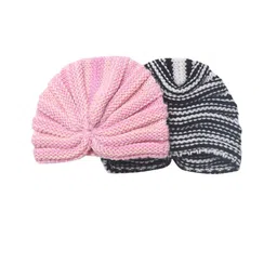 EL REGALO Pack Of 2 Kids Acrylic Beanie-image-80