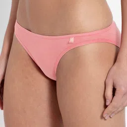 Jockey Woman Pink Solid Bikini Briefs-picture-16