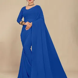 STAVA CREATION Pure Georgette Saree-11