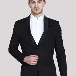TAHVO Men Single-Breasted Slim-Fit Two-Piece Suit-image-23