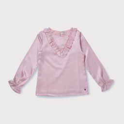 Gini and Jony Girls Pink Geometric Top-image-18