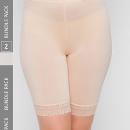 NOIRA Women Pack Of 2 Seamless Cotton Boy Shorts Briefs-picture-17