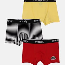 mackly Boys Pack Of 3 Assorted Cotton Trunks-image-46