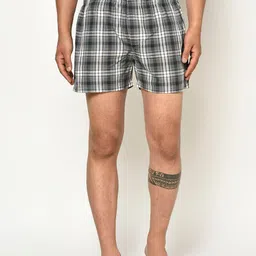 GLITO Men Checked Pure Cotton Boxer BXR#09-S-58