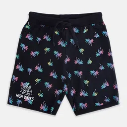Pantaloons Junior Boys Black Printed Shorts-picture-31