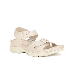 Bata Women Open Toe Flats with Buckles-96