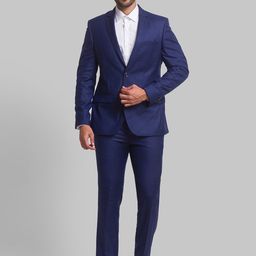 Park Avenue Men Checked Single-Breasted Super Slim-Fit 2-Piece Formal Suit-picture-10