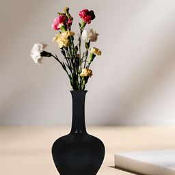 LASAKI Anjani Black Ceramic Flower Vase-image-36