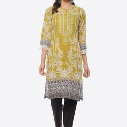 Biba Women Ethnic Motifs Printed Kurta-image-123