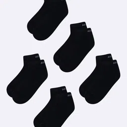 AIR GARB Unisex Pack Of 5 Breathable Pure Cotton Ankle Length Socks-33