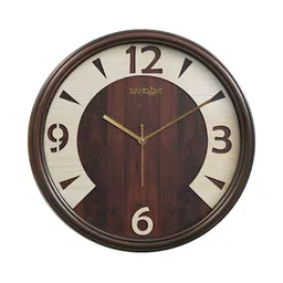 RANDOM Brown & Cream Printed Analogue Traditional Wall Clock-42
