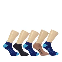 FOOTPRINT 5 Pairs Unisex Organic Cotton Ankle Casual Bamboo Socks-image-82