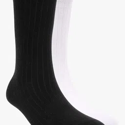 TOFFCRAFT Men Pack Of 2 Cotton Anti-Odour Calf Length Socks-45