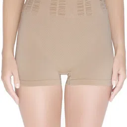 PLUMBURY Women High-Rise Seamless Boy Short Briefs-image-2