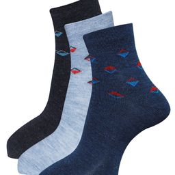 Dollar Socks Men Pack Of 3 Assorted Ankle Length Socks-15