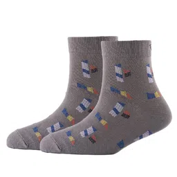 Cotstyle Men Pack Of 2 Patterned Cotton Above Ankle Length Socks-image-78