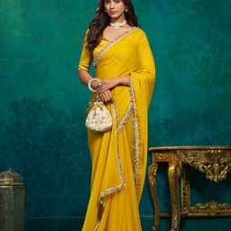 Sangria Women Yellow Sarees-image-67