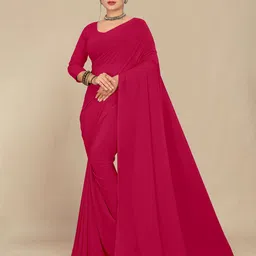 STAVA CREATION Pure Georgette Saree-image-43