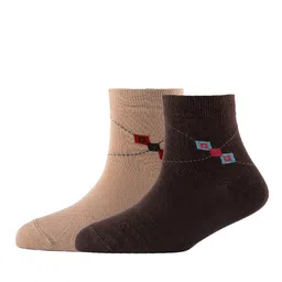 Cotstyle Men Pack Of 2 Patterned Cotton Ankle Length Socks-image-78